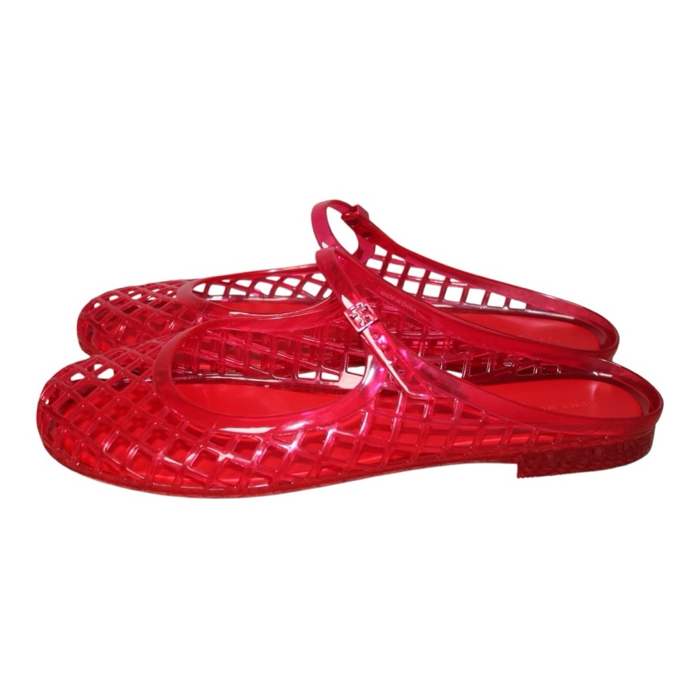 Tory Burch | Mellow Mary Jane Jelly | Red Volcano | Size 9 - Picture 2 of 10